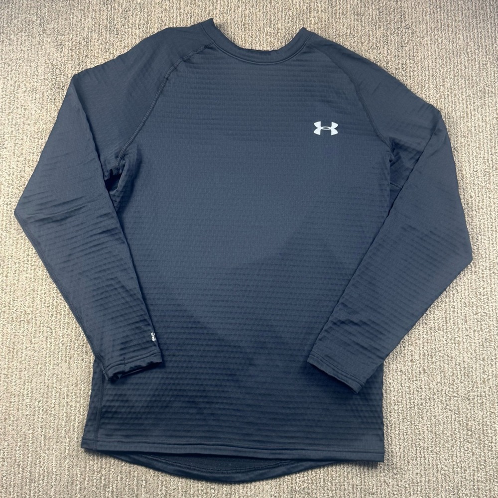Under Armour Fitted ColdGear Base 2.0 Thermal Shirt Mens XL Long Sleeve Black